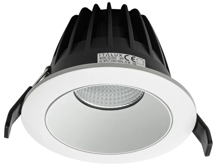 ITALUX DG-090C-WK-NW-50 REZZO Fürdőszobai Beépíthető Lámpa Fehér LED IP20