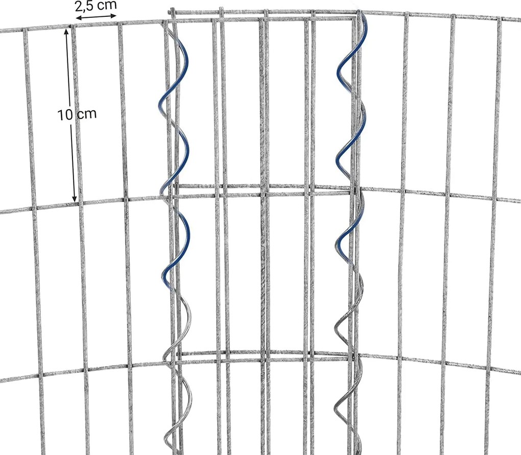 Kerek gabion kő kosár 90 x 40 cm (ø x h)