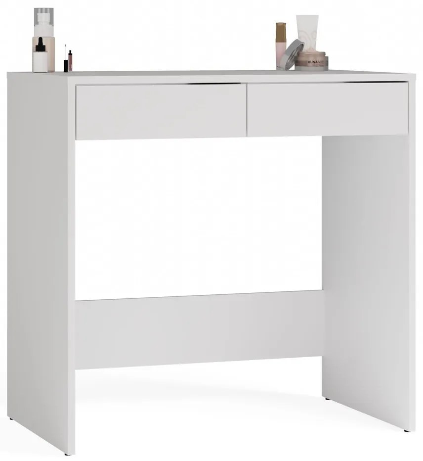 Aldabra Marina 2S (tükör nélkül) fésülködő asztal, 81x80x50 cm, fehér