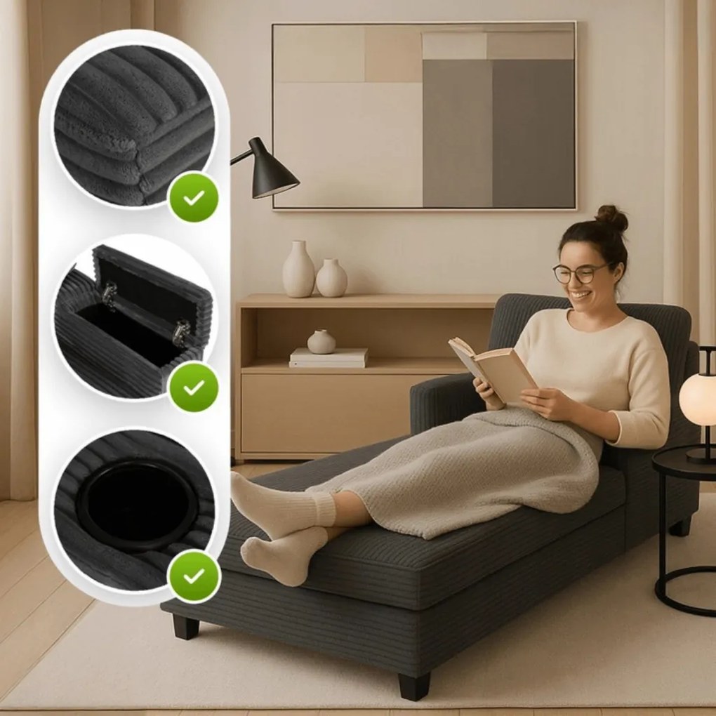 Modern Fotel Szürke Színben. NEO