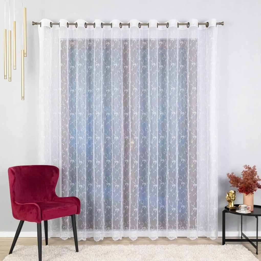 Függöny Készre Szerelve, Finom Kúszónövények 550x230