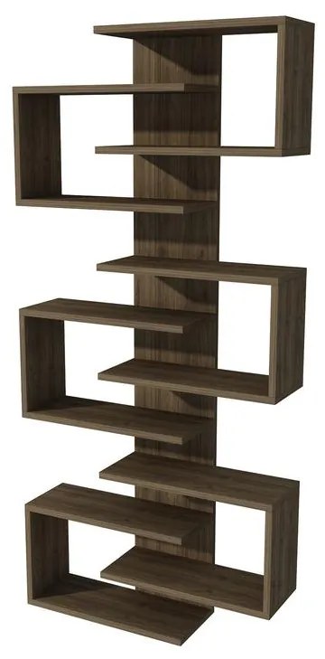 könyvespolc Lotus - Walnut