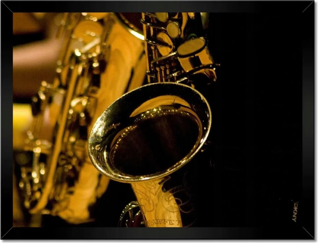 Plakátok keretben 40x30 Szaxofon