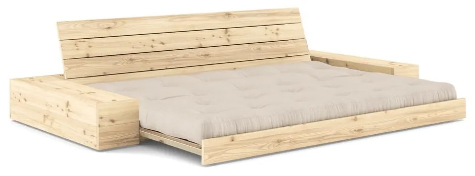Bézs kinyitható kanapé 244 cm Base – Karup Design