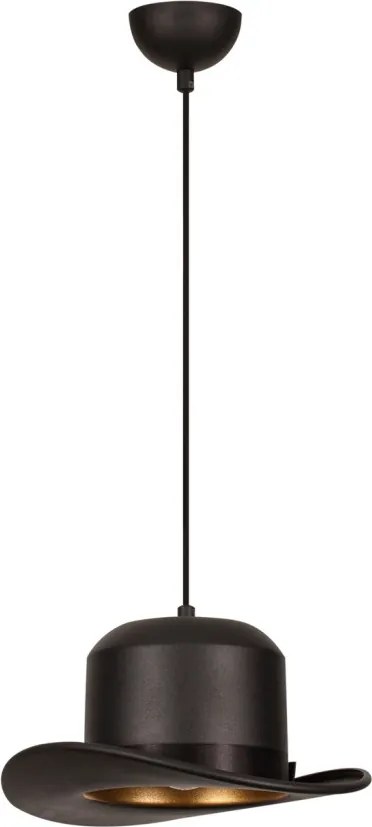 Sivani MR-992 fekete fém függőlámpa, Ø30 cm