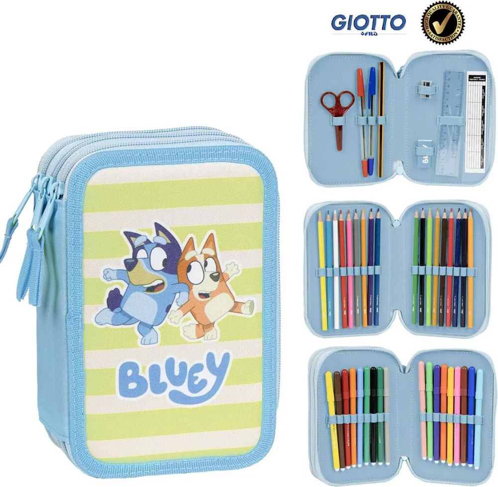 Bluey Striped tolltartó töltött 3 emeletes Giotto