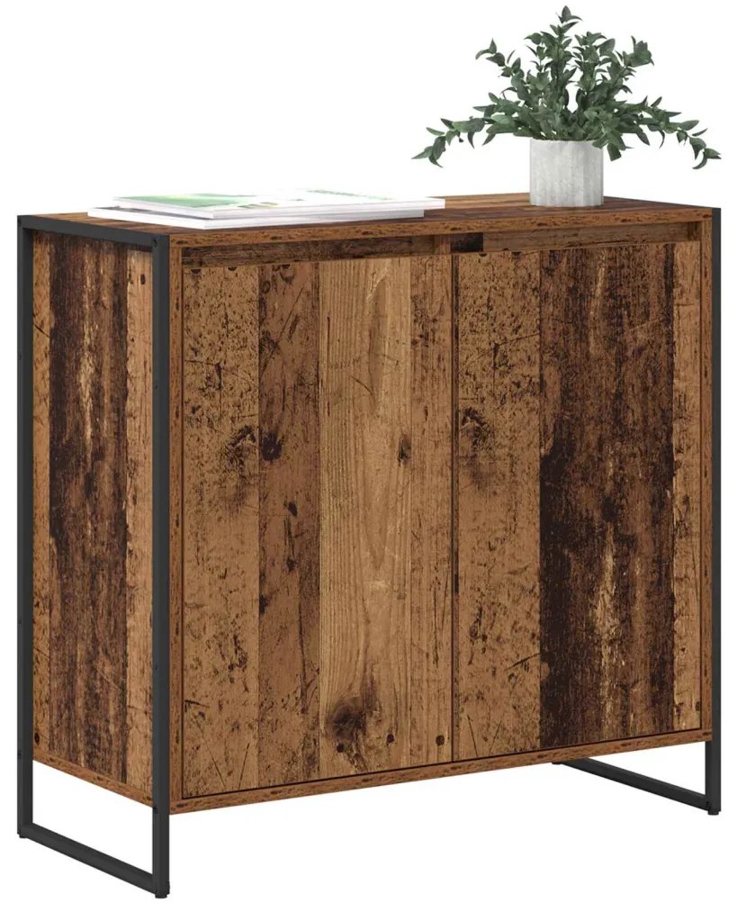 Oldalsó szekrény Öreg fa 79 x 36 x 75 cm Faanyag