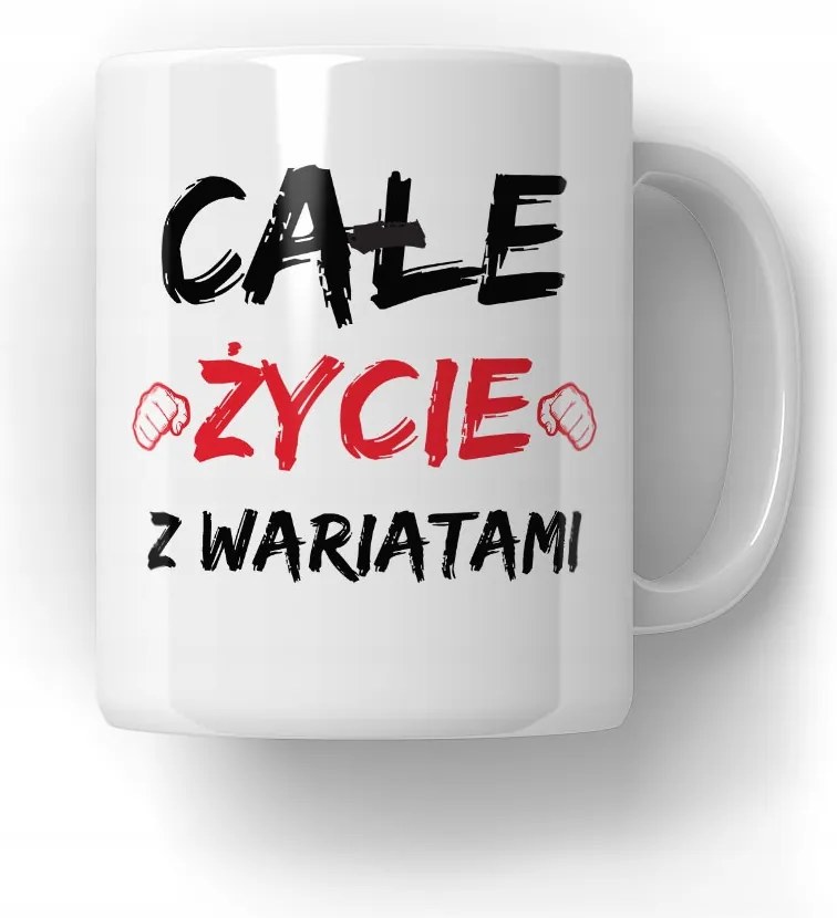 Bögre Egy élet az őrültekkel Vicces Ajándék 18-99 Ajándék