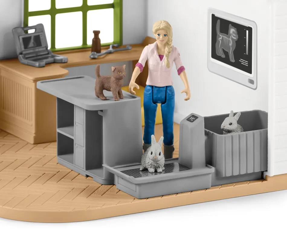 Schleich 42502 Állatorvosi rendelő háziállatoknak