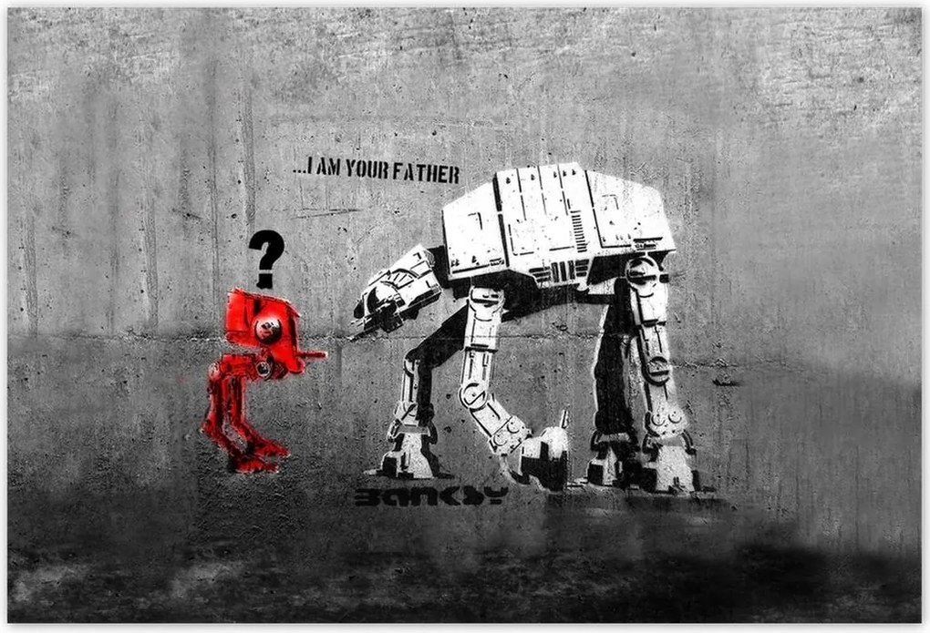 Poszterek 200x135 Banksy I am your father