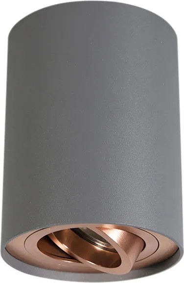 Okos spotlámpa szürke rézzel, GU10 WiFi fényforrással - Rondoo Up