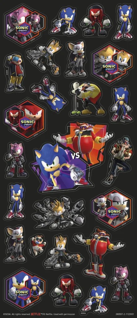 Sonic a sündisznó Prime Super matrica szett játékkal