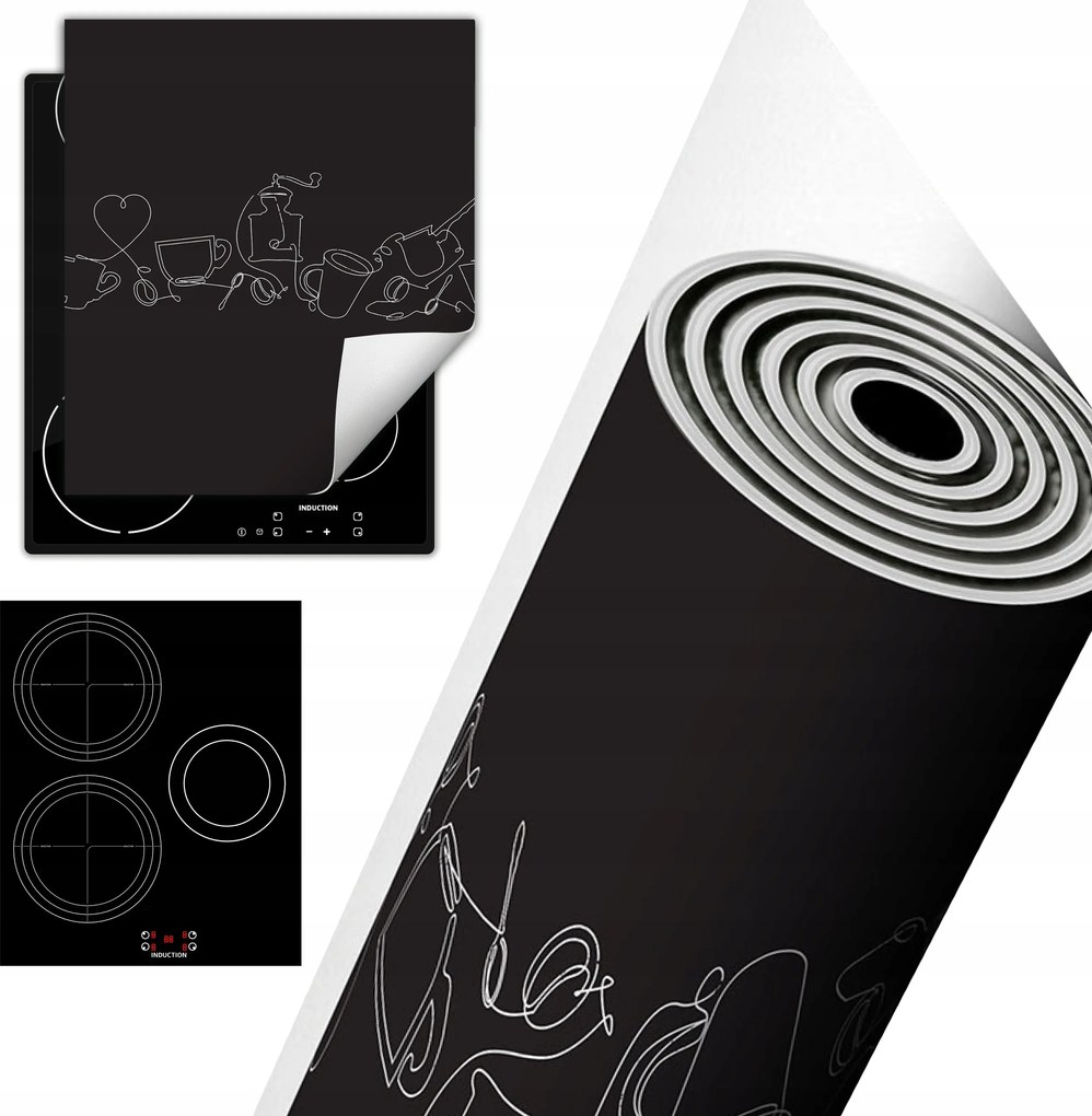 Tűzhelyvédő Szőnyeg Asztali Dekoráció 45x52 kávé