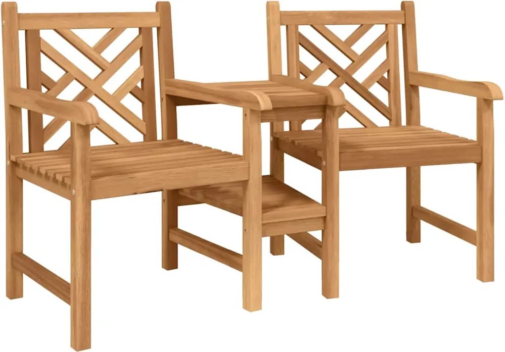 vidaXL Szék Barna 152 x 63 x 89 cm Tömör Teakfa