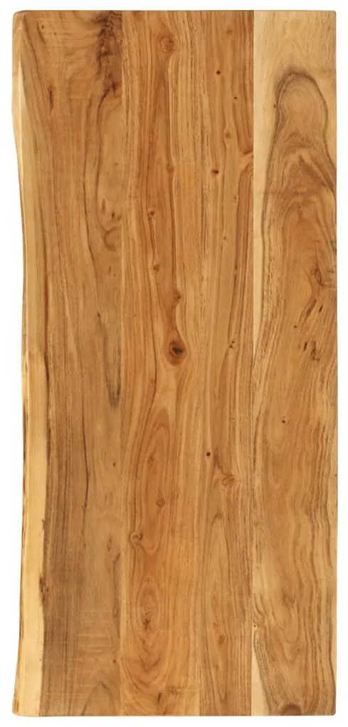 Tömör akácfa fürdőszoba piperepolc 114x52x2,5 cm