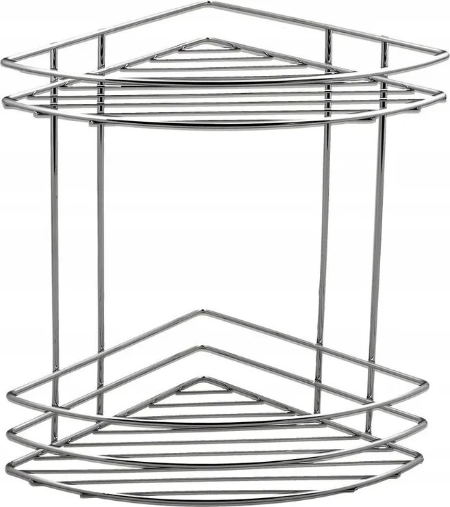 Króm Line dupla drótpolc, sarok, króm