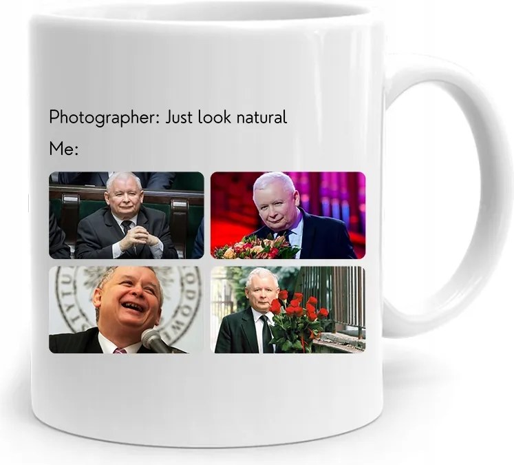 Vicces Bögre A Pis Elnökétől Jaroslaw Kaczynski fényképes nyomtatással