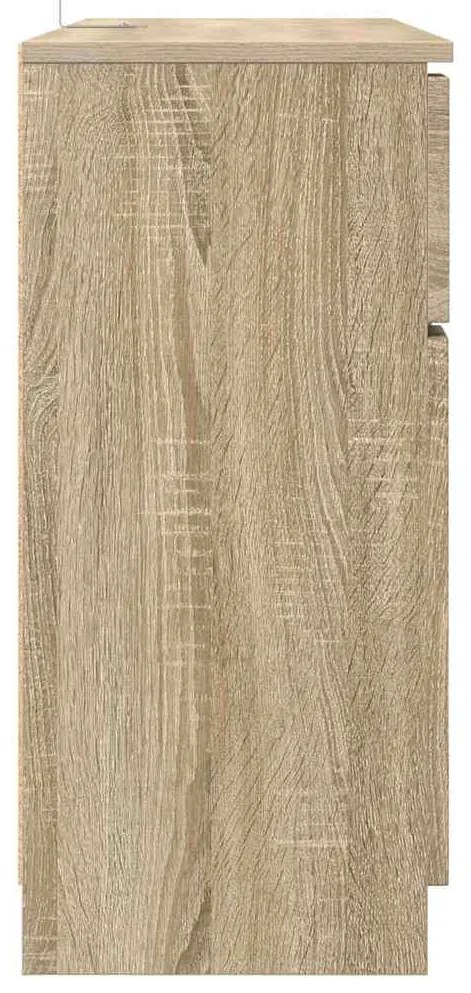 Széf fiókkal Sonoma tölgy 100 x 30 x 65,6 Faanyag