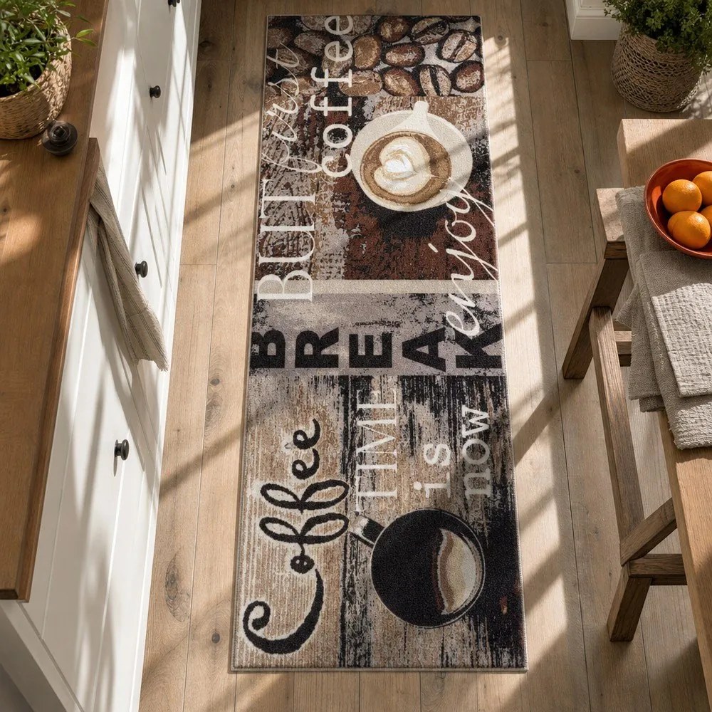 Barna futószőnyeg 50x150 cm Enjoy Coffee Break – Hanse Home