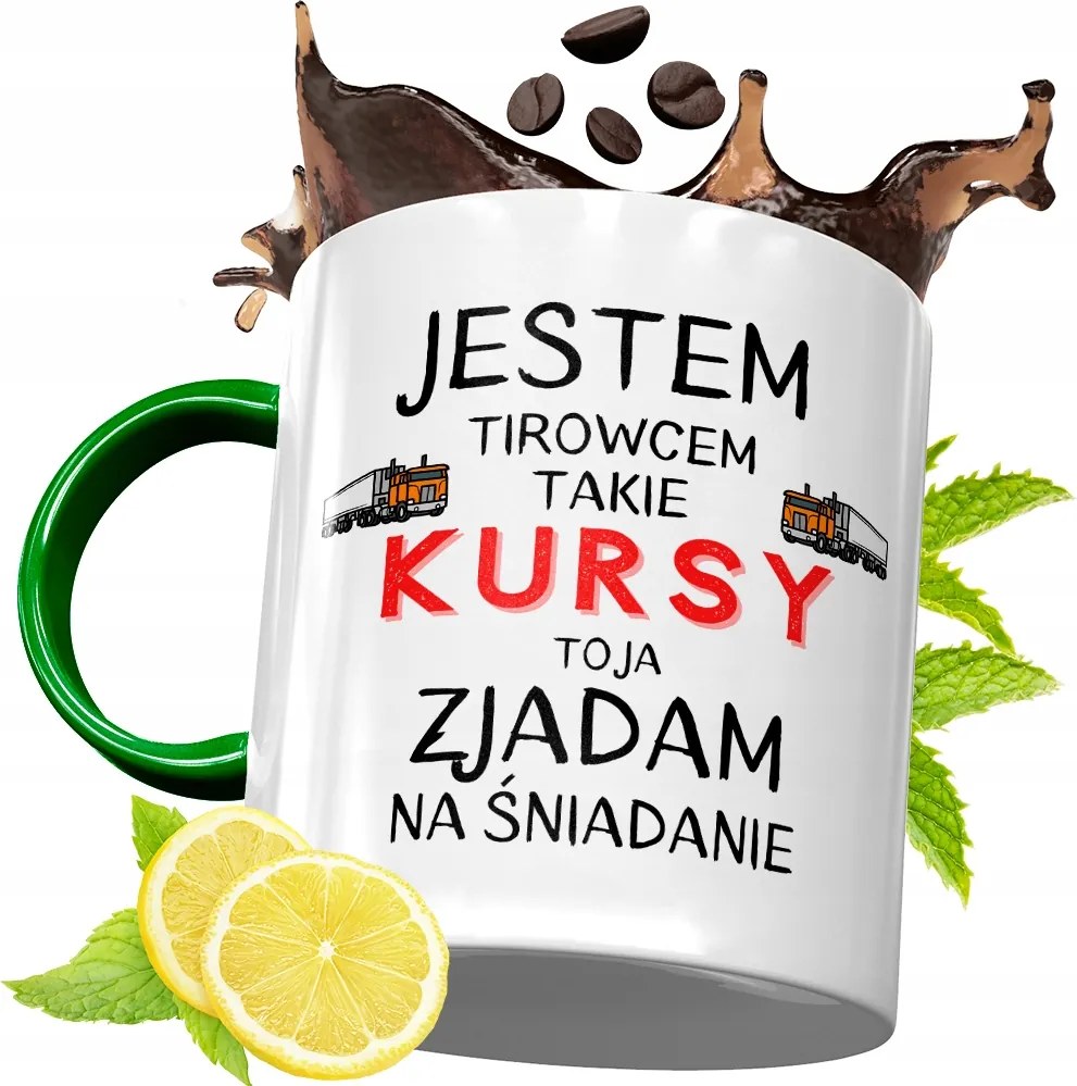 Zöld Bögre Kamionosnak Születésnapra Ajándék