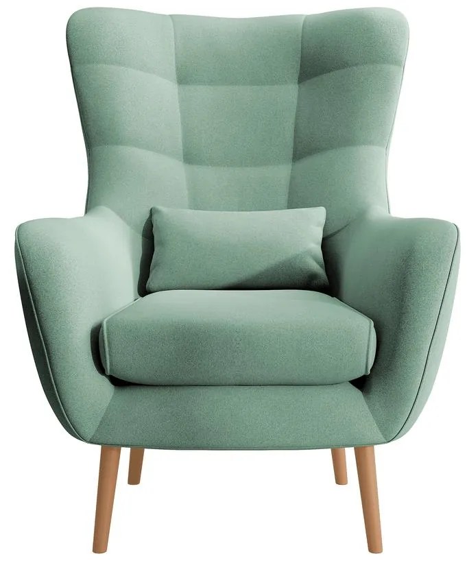 Fotel lábtartóval Veneza VZ1 (menta + bükk). 1098944
