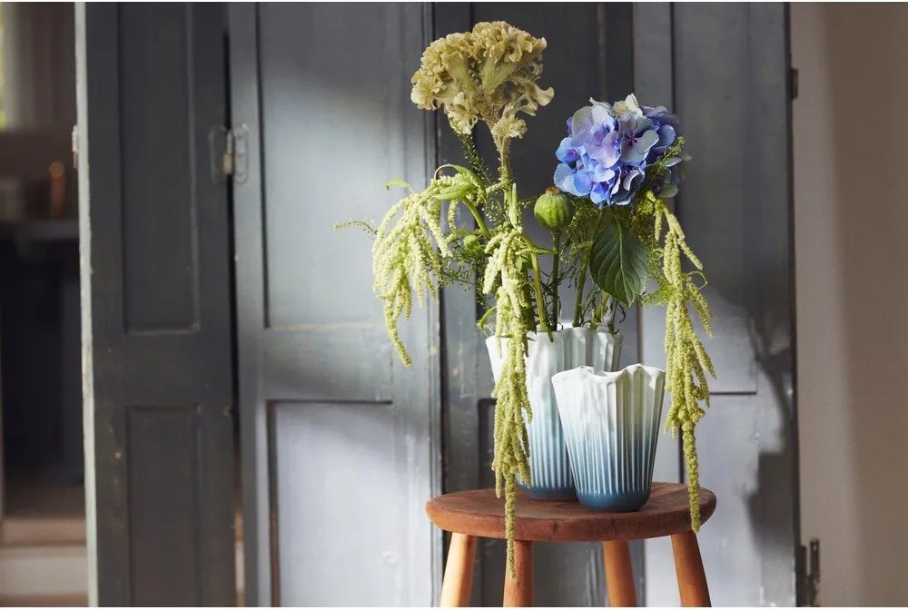 Világoskék kerámia váza (magasság 20,5 cm) Hammershøi – Kähler Design