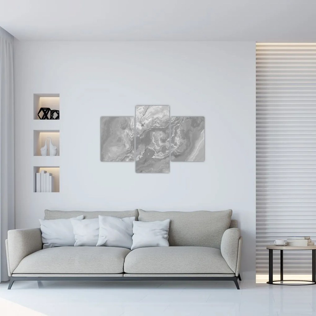 Kép - Márvány fekete-fehérben (90x60 cm)