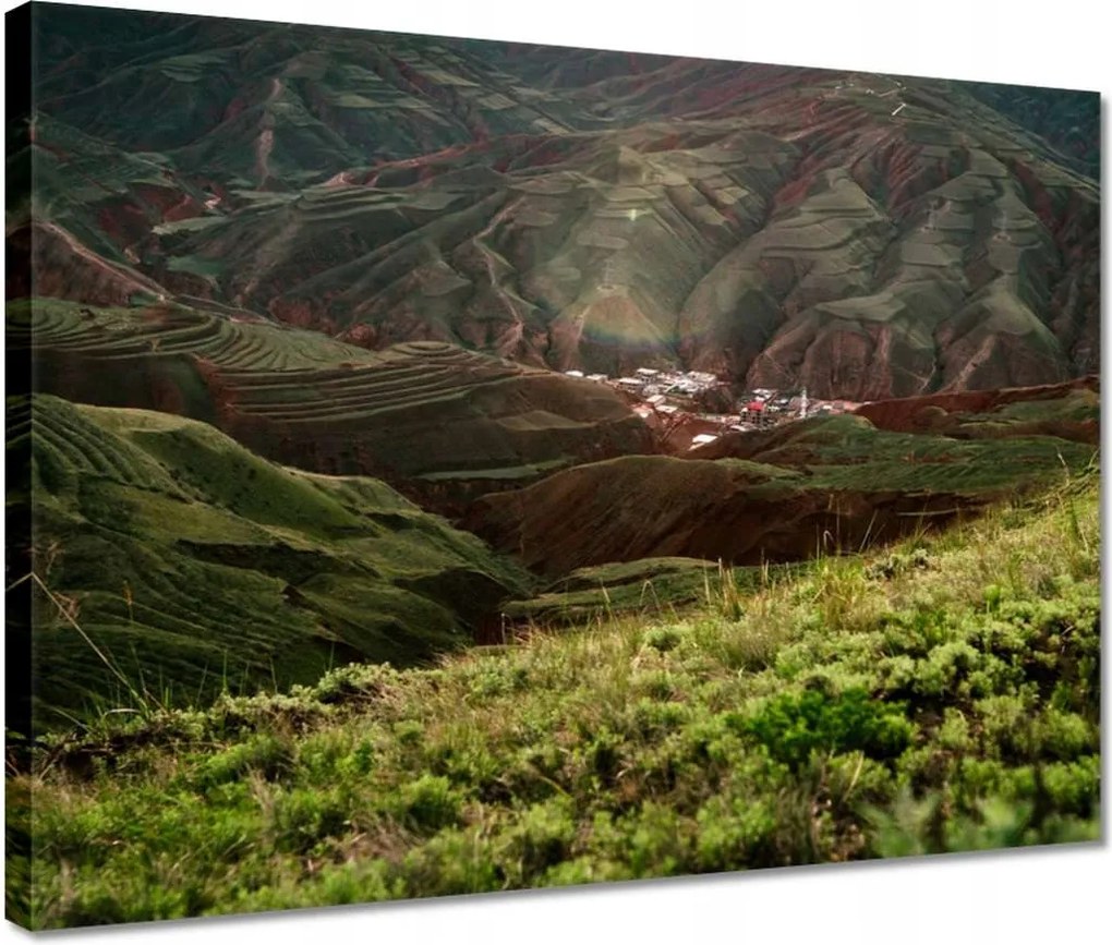 Vászonkép 40x30 Hegyi táj Tájkép