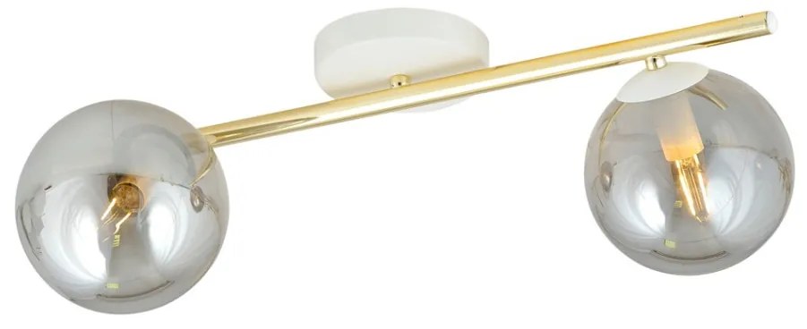 EMIBIG 1247-2 SPLENDI Glamour Mennyezeti Lámpa Fehér, Grafit, Arany E14 IP20