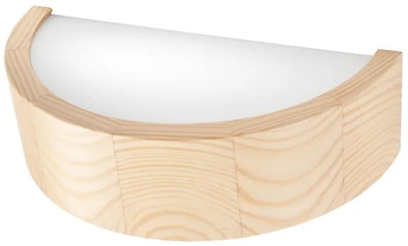 Fali lámpa NATURAL 1xE27/60W/230V fenyő