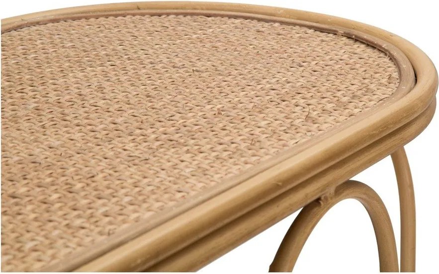 Natúr színű rattan konzolasztal 32x110 cm Samui – Mauro Ferretti
