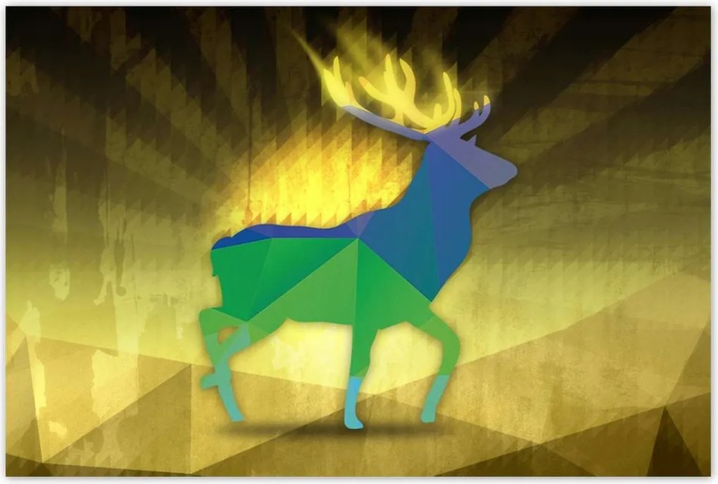 Poszterek 120x80 Felszarvazott modern grafika