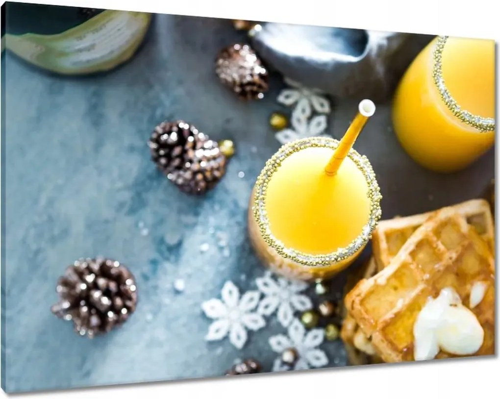 Vászonkép 100x70 Karácsonyi házi sütemények