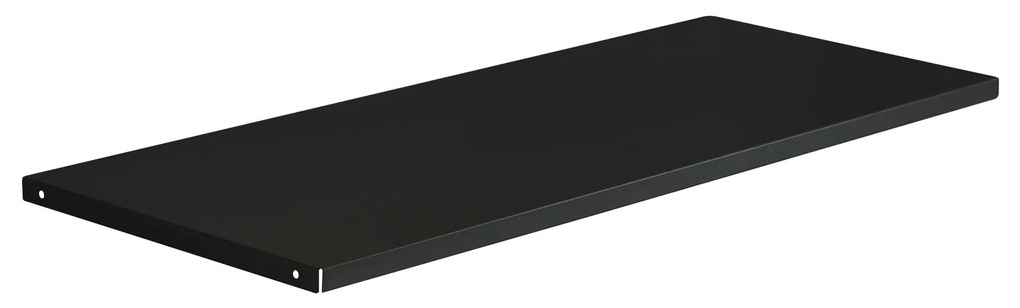Fém polc irodai szekrényhez, fekete, 900x20x360 mm