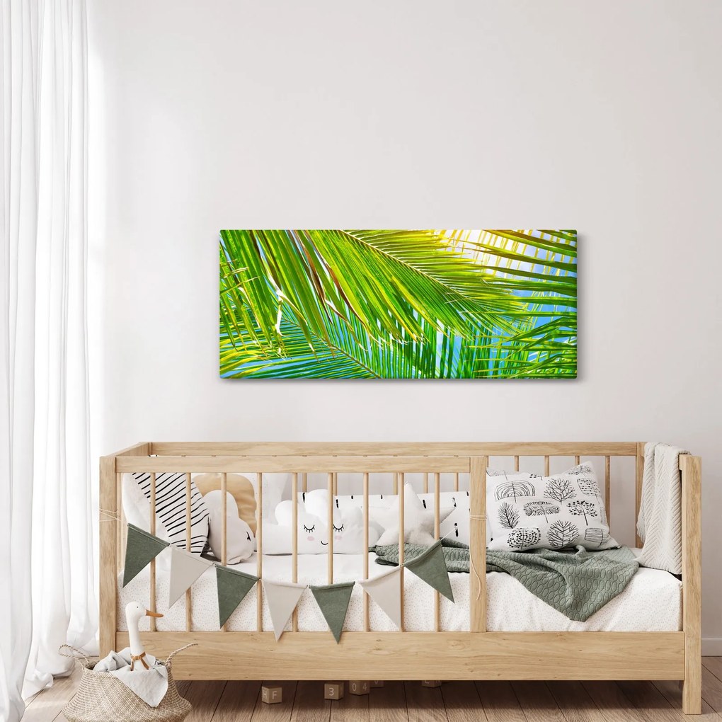 Kép - Pálmalevelek (120x50 cm)