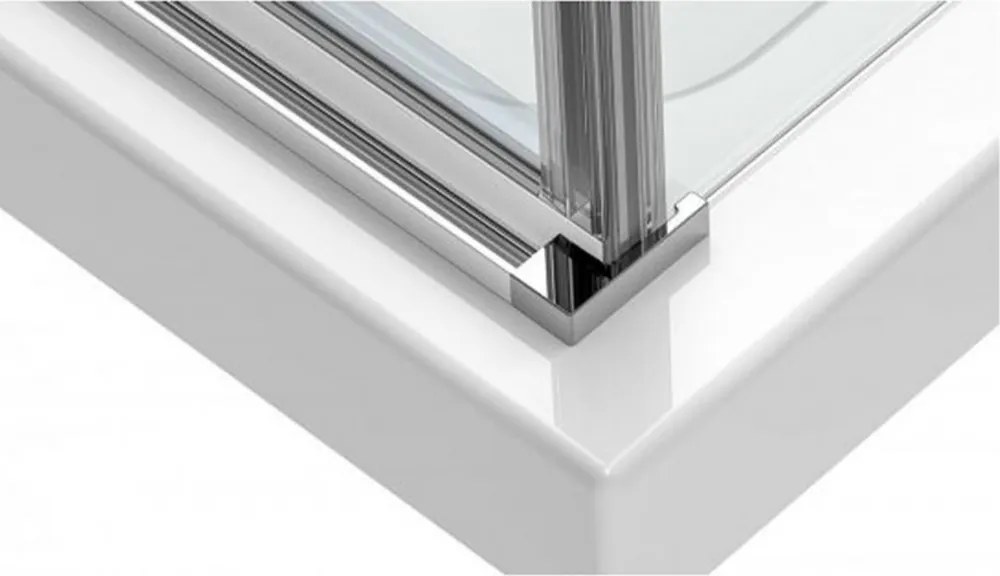 Simple nyílóajtós szögletes zuhanykabin