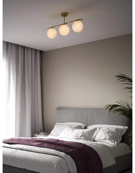 Nordlux - Csillár rúdon GRANT 3xE14/25W/230V arany