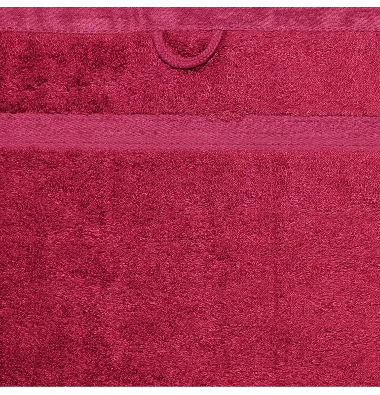 EMI bordó bambusz törölköző 50x100 cm