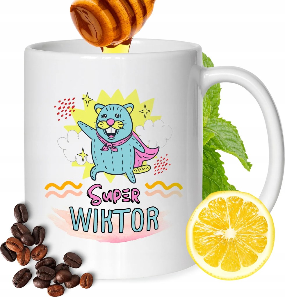 Bögre Viktor Férj Barátjának Nyomtatott Ajándék Fehér 330ml