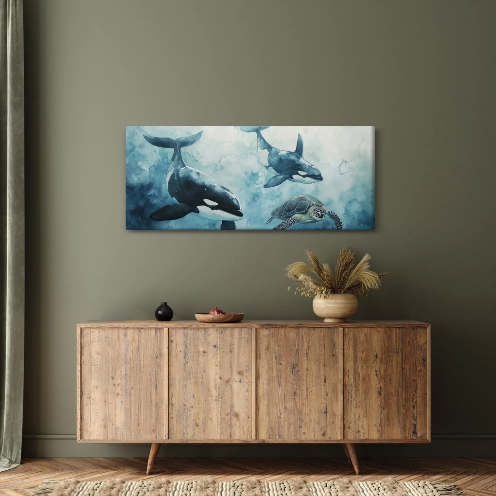 Kép - Víz alatti festmény (120x50 cm)
