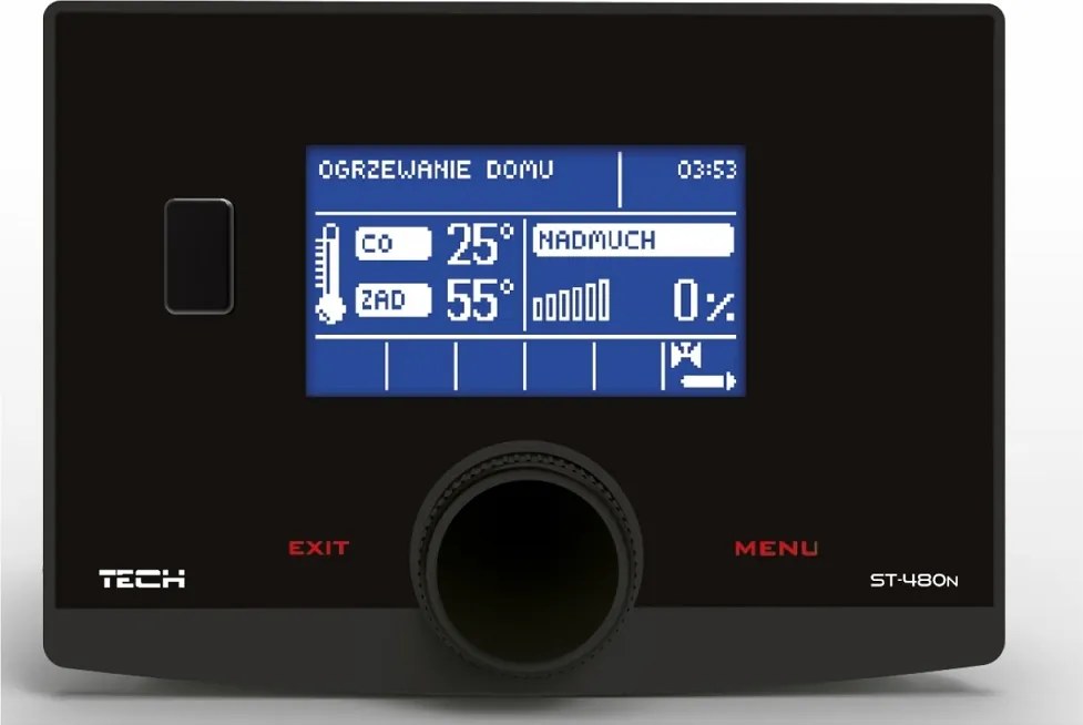 Vezérlő Tech ST-480N Kályha Kazánhoz Burkolat És Érzékelők Nélkül