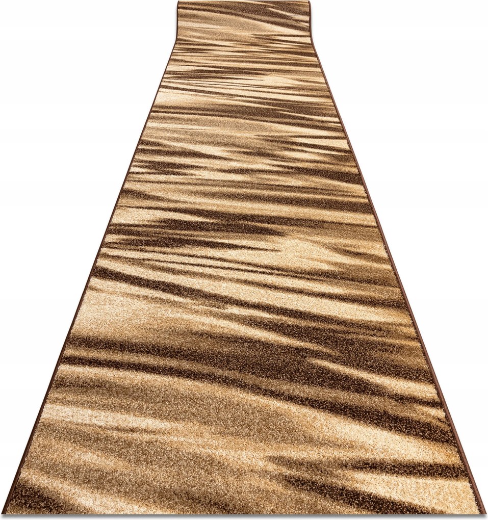 Futószőnyeg Karamell 100 cm Arabica barna Hullám ^*Q926