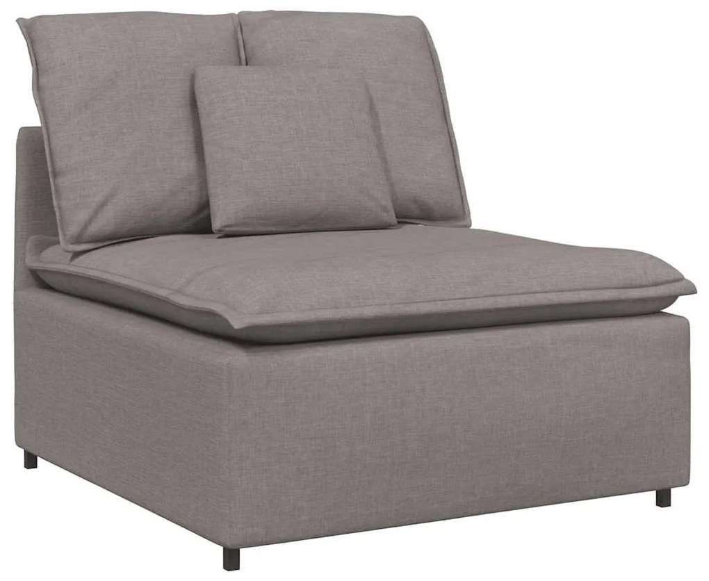 tópszínű moduláris kanapé középső modul párnákkal 100 cm