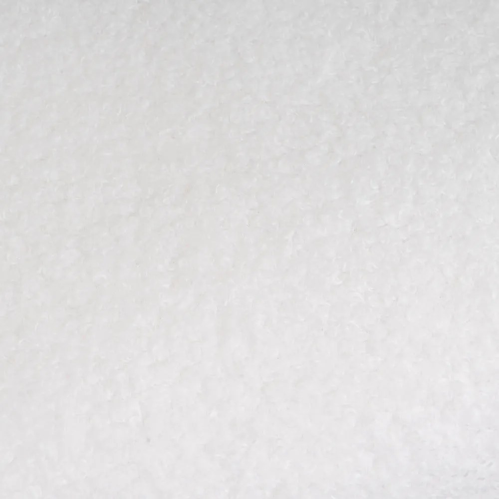Fehér sherpa takaró 130x160 cm Sherpa Bouclé – Casa Selección