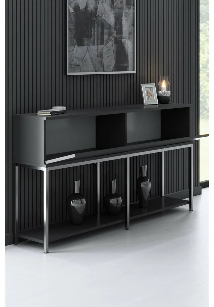 Lord szekrény antracit és ezüst