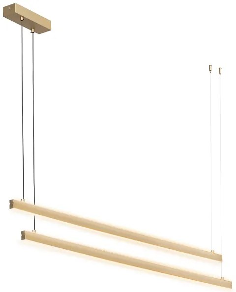 Argon 8839 - LED Csillár zsinóron MIAMI LED/74W/230V 3000K arany