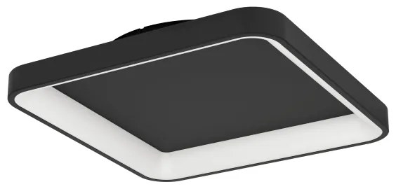 Eglo 901252 - LED Dimmelhető mennyezeti lámpa LORETELLO LED/12W/230V fekete + + távirányító