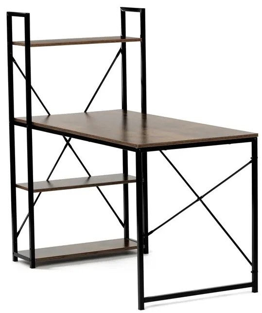 Íróasztal 120×60 cm, MDF Old Wood. GD-520 OLW