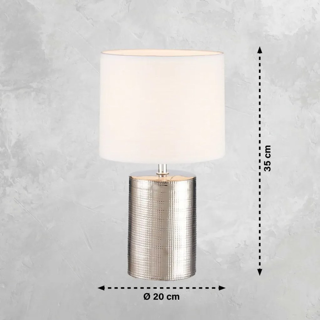 Fischer&Honsel Prata 50662 Asztali lámpa 1x25W/E14 IP20