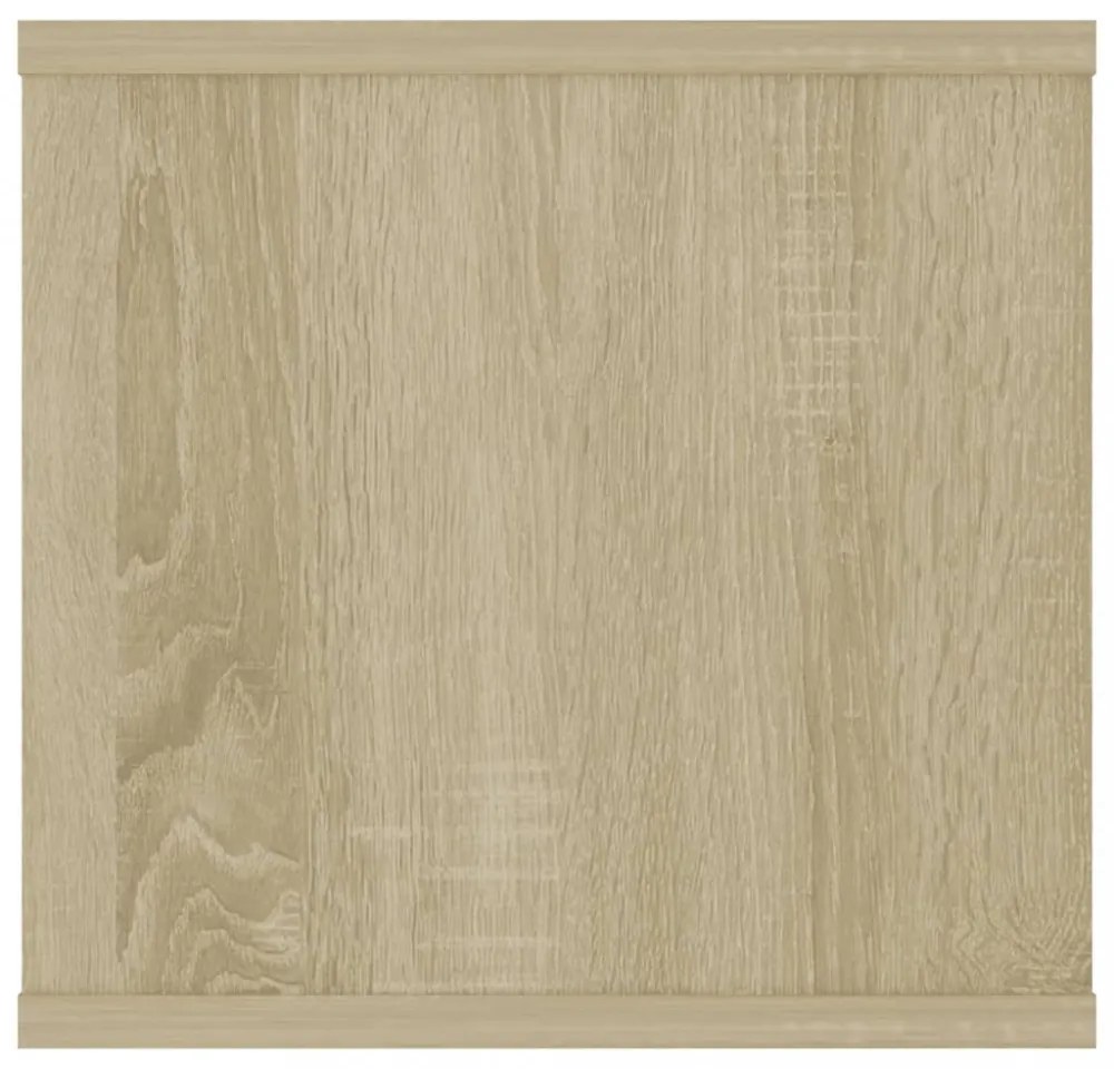 sonoma tölgy színű szerelt fa fali polc 102 x 30 x 29 cm